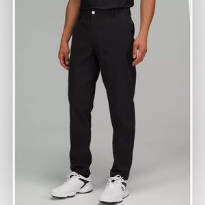 Men's Lululemon Commission Classic Tapered Golf Pant sz 30 waist 36 long Black